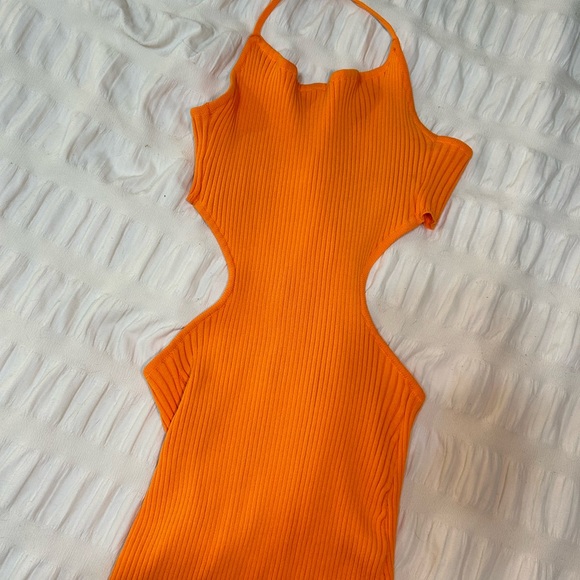 Meshki Morgan Halter Midi Knit Dress - Picture 5 of 5